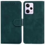 For Xiaomi Redmi Note 12 Pro 5G Skin Feel Pure Color Flip Leather Phone Case(Green)