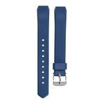 For Fitbit Alta Silicone  Watch Band with Buckle(Dark Blue)
