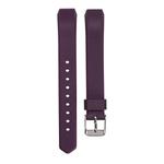 For Fitbit Alta Silicone  Watch Band with Buckle(Dark Purple)