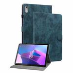 For Lenovo Tab P11 Gen 2 11.5 Tiger Pattern Flip Leather Tablet Case(Dark Blue)