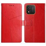 For Honor X5 4G HT01 Y-shaped Pattern Flip Leather Phone Case(Red)