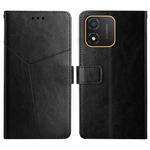 For Honor X5 4G HT01 Y-shaped Pattern Flip Leather Phone Case(Black)