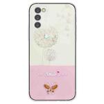 For Samsung Galaxy A34 5G Bronzing Butterfly Flower TPU Phone Case(Dandelions)