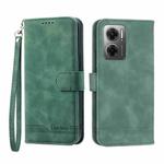 For Xiaomi Redmi 10 5G Dierfeng Dream Line Leather Phone Case(Green)