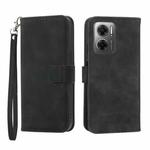 For Xiaomi Redmi 10 5G Dierfeng Dream Line Leather Phone Case(Black)