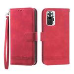 For Xiaomi Redmi Note 10 Pro Dierfeng Dream Line Leather Phone Case(Red)