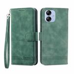 For Samsung Galaxy A04e Dierfeng Dream Line Leather Phone Case(Green)