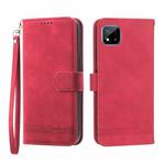 For Realme C20 Dierfeng Dream Line Leather Phone Case(Red)