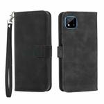 For Realme C20 Dierfeng Dream Line Leather Phone Case(Black)