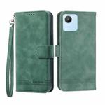 For Realme C30 Dierfeng Dream Line Leather Phone Case(Green)