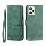 For Realme C35 Dierfeng Dream Line Leather Phone Case(Green)