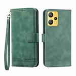 For Realme 9 4G Dierfeng Dream Line Leather Phone Case(Green)