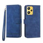 For Realme 9 4G Dierfeng Dream Line Leather Phone Case(Blue)