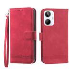 For Realme 10 4G Dierfeng Dream Line Leather Phone Case(Red)
