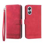 For OPPO A1 Pro Dierfeng Dream Line Leather Phone Case(Red)