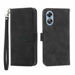 For OPPO A1 Pro Dierfeng Dream Line Leather Phone Case(Black)