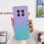 For Huawei P40 Pro Frameless Skin Feel Gradient Phone Case(Light Purple Blue)