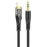 hoco UPA25 Transparent Exploration Version 8 Pin Digital Audio Conversion Cable, Length: 1m(Black)