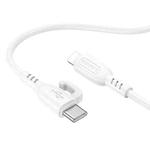 Borofone BX91 Type-C to 8 Pin Symbol PD Charging Data Cable, Length:1m(White)