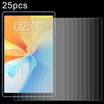 For Teclast P25T 25pcs 0.3mm 9H Explosion-proof Tempered Tablet Glass Film