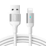 JOYROOM S-UL012A10 Extraordinary Series 2.4A USB-A to 8 Pin Fast Charging Data Cable, Cable Length:3m(White)