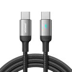 JOYROOM S-CC100A10 Extraordinary Series 100W USB-C / Type-C to USB-C / Type-C Fast Charging Data Cable, Cable Length:1.2m(Black)