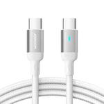 JOYROOM S-CC100A10 Extraordinary Series 100W USB-C / Type-C to USB-C / Type-C Fast Charging Data Cable, Cable Length:1.2m(White)