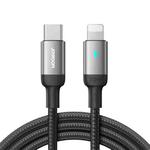 JOYROOM S-CL020A10 Extraordinary Series 20W USB-C / Type-C to 8 Pin Fast Charging Data Cable, Cable Length:1.2m(Black)