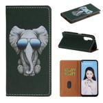 For Huawei nova 6 3D Painting Horizontal Flip Leather Case with Holder & Card Slot & Lanyard(Elephant)