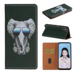 For Huawei nova 6 SE / P40 Lite 3D Painting Horizontal Flip Leather Case with Holder & Card Slot & Lanyard(Elephant)