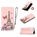 For Huawei P30 Pro 3D Painting Horizontal Flip Leather Case with Holder & Card Slot & Lanyard(Iron Tower)