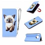 For Huawei Mate 30 3D Painting Horizontal Flip Leather Case with Holder & Card Slot & Lanyard(Cat)