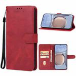 For Huawei P60 Pro Leather Phone Case(Red)