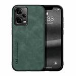 For Xiaomi Redmi Note 12 Global Lamba Skin Feel Magnetic Leather Phone Case(Green)