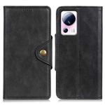 For Xiaomi 13 Lite / Civi 2 Copper Buckle Sheepskin Texture Leather Phone Case(Black)