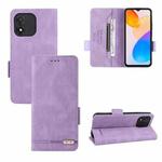 For Honor X5 Magnetic Clasp Flip Leather Phone Case(Purple)