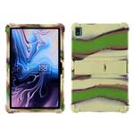For TCL 10 Tab Max 10.36 inch Silicone Tablet Protective Case with Invisible Bracket(Camouflage)