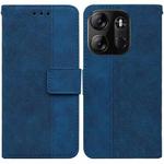 For Tecno Spark Go 2023 / Pop 7 Pro Geometric Embossed Leather Phone Case(Blue)