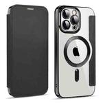 For iPhone 14 Pro MagSafe Magnetic RFID Anti-theft Leather Phone Case(Black)