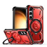 For Samsung Galaxy S23 5G Armor Series MagSafe Magnetic Holder Phone Case(Red)