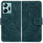 For Infinix Zero 20 Tiger Embossing Pattern Leather Phone Case(Green)