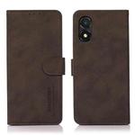 For Honor X5 KHAZNEH Matte Texture Leather Phone Case(Brown)