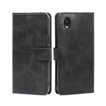 For Kyocera Digno BX2-Digno SX2-A101KC Calf Texture Buckle Flip Leather Phone Case(Black)