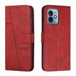 For Motorola Moto G 5G 2023 Stitching Calf Texture Buckle Leather Phone Case(Red)