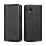 For Kyocera Digno BX2-Digno SX2-A101KC Grid Texture Magnetic Flip Leather Phone Case(Black)