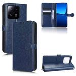 For Xiaomi 13 Honeycomb Dot Texture Leather Phone Case(Blue)