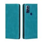 For Motorola Moto G Play 2023 Skin Feel Magnetic Horizontal Flip Leather Phone Case(Light Blue)