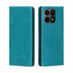 For Honor X8A Skin Feel Magnetic Horizontal Flip Leather Phone Case(Light Blue)