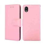 For Kyocera Digno BX2-Digno SX2-A101KC Crystal Texture Leather Phone Case(Pink)