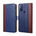 For Motorola Moto G Play 2023 Ostrich Texture Horizontal Flip Leather Phone Case(Blue)